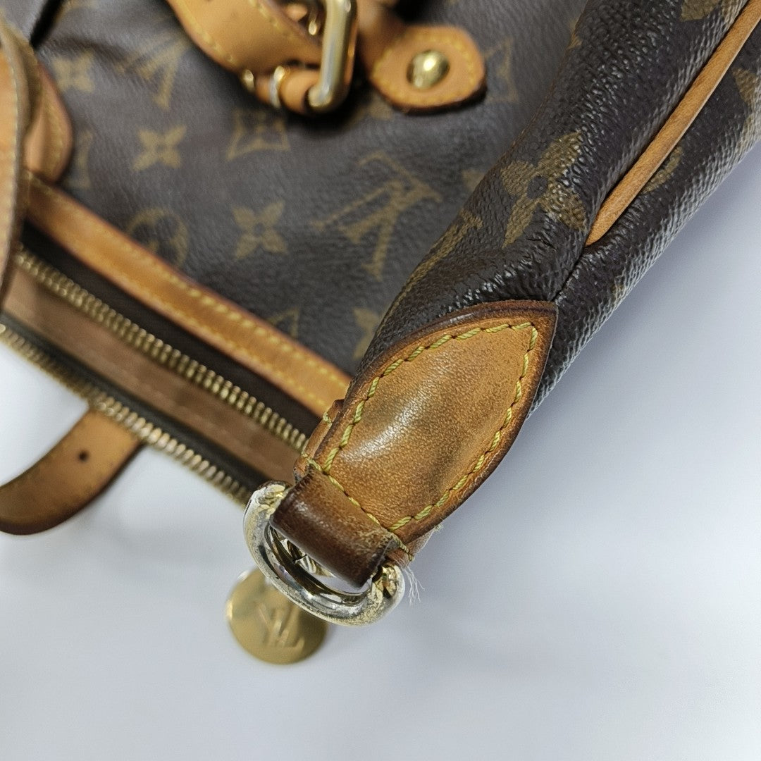 PALERMO GM Lona Monogram Revestida Marrón