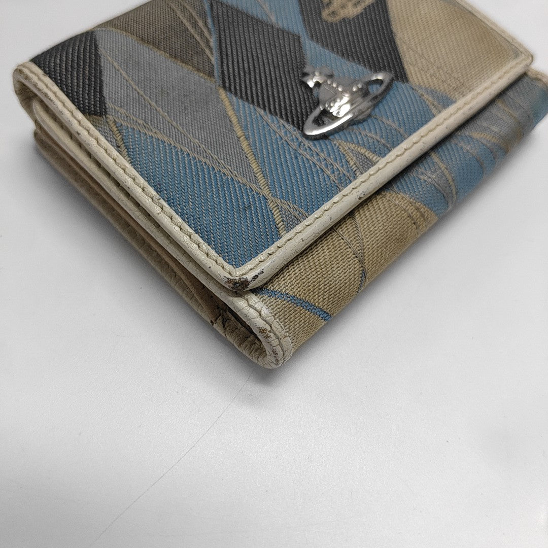 Fabric Wallet Blue