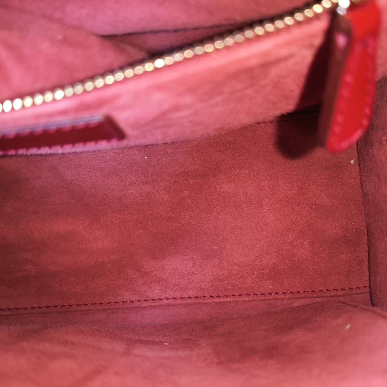 Lady Dior Medium Cannage Patent Leather Red