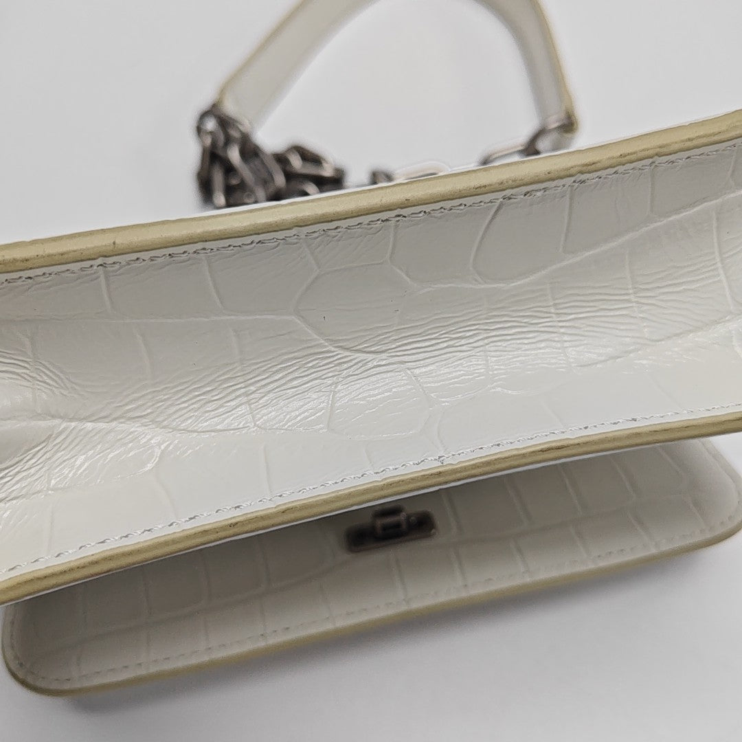 Calfskin Shoulder Bag White