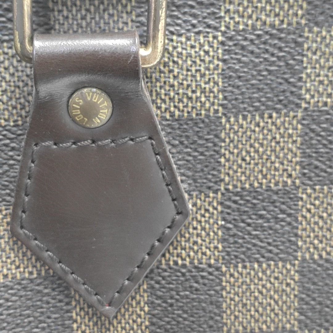 SPEEDY 25 Damier Ebene Coated Canvas Brown