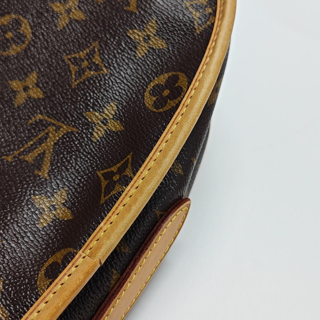 MENILMONTANT MM Monogram Coated Canvas Brown