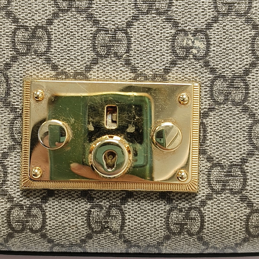 Padlock Small Monogram Coated Canvas Multicolor
