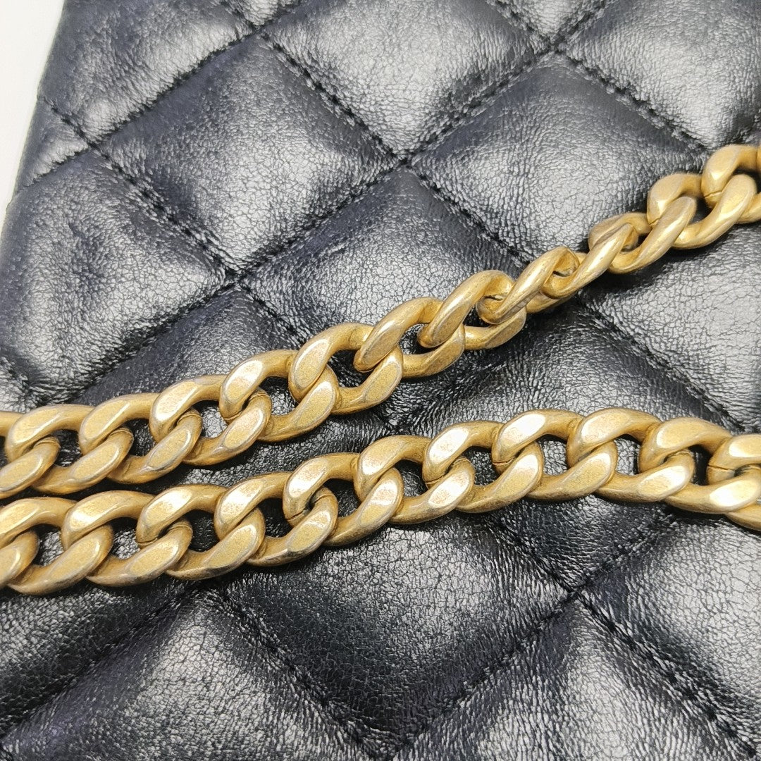 CLASSIC FLAP Small Quilted Lambskin Black