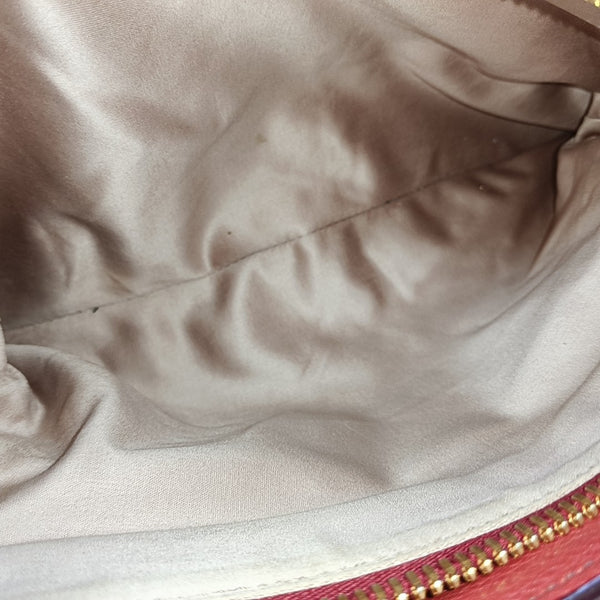 Leather Shoulder Bag Orange