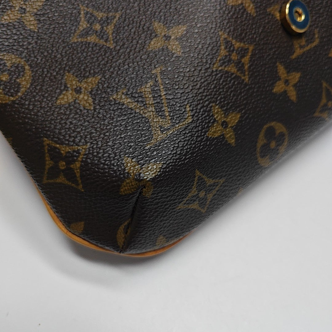 MUSETTE TANGO Monogram Coated Canvas Brown