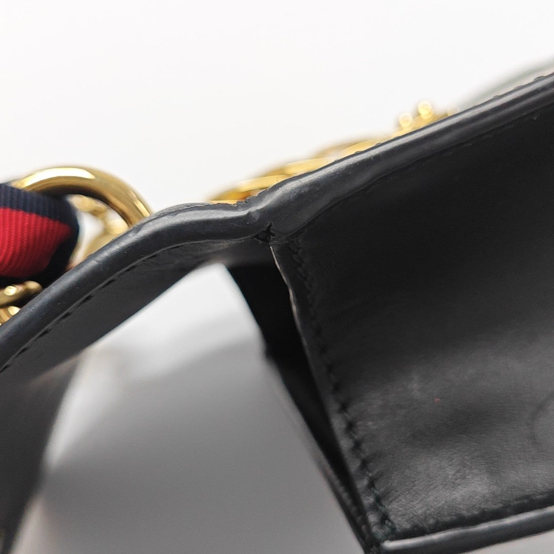 Sylvie Mini Calfskin Black