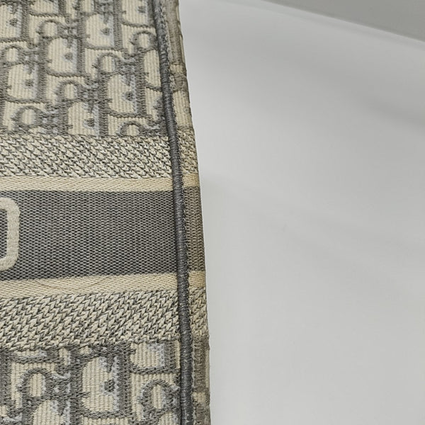 Book Tote Medium Oblique Canvas Gray