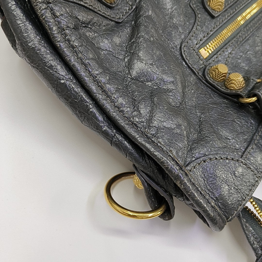 Classic City Small Lambskin Gray