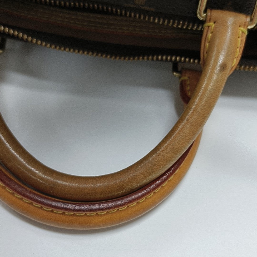 SPEEDY 30 Monogram Coated Canvas Brown