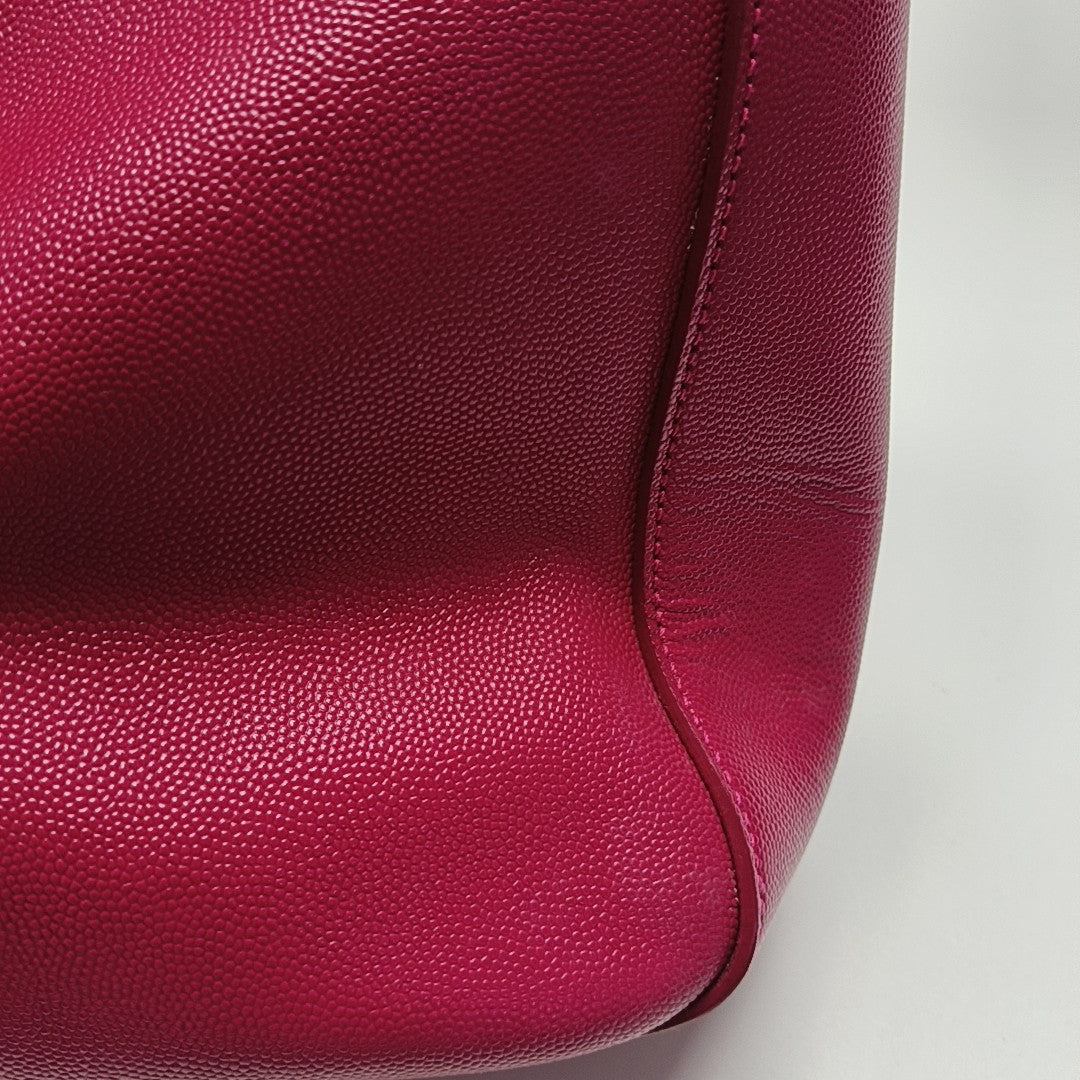Calfskin Shoulder Bag Red