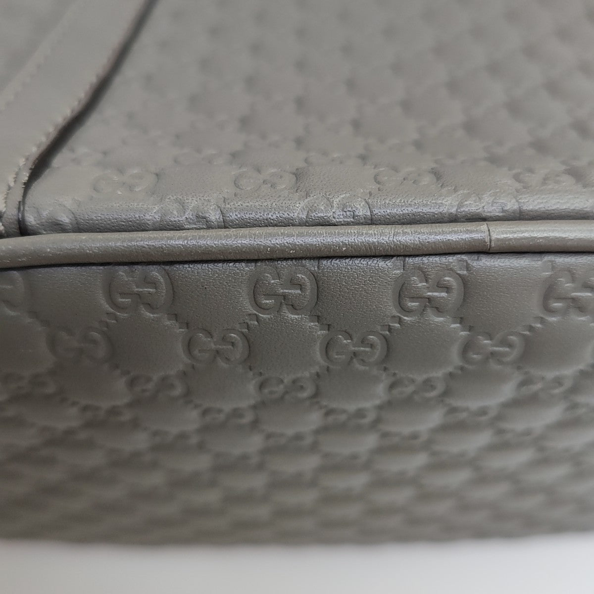 Microguccissima Monogram Calfskin Gray