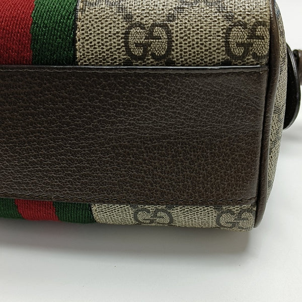 Ophidia Mini Monogram Coated Canvas Beige