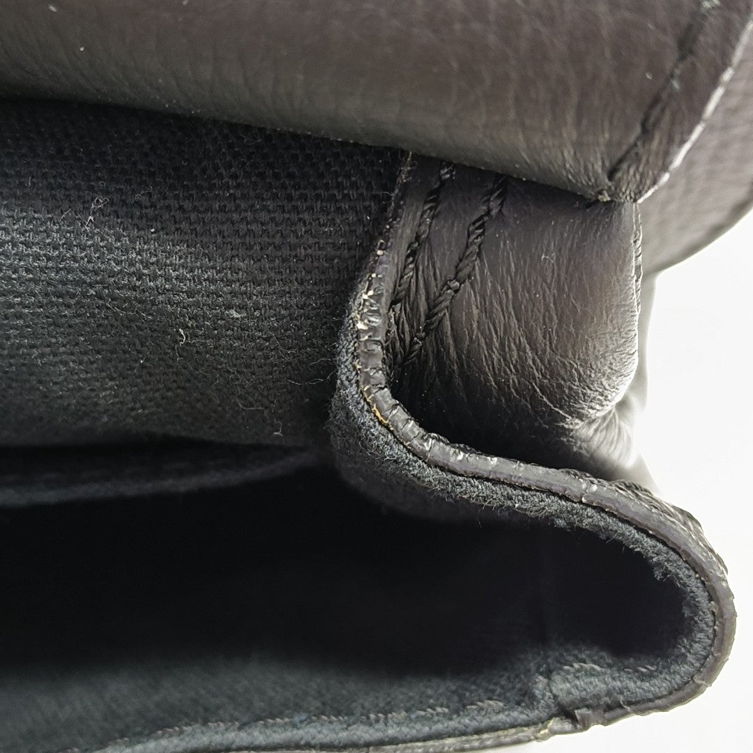 Calfskin Crossbody Bag Black