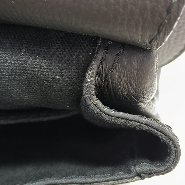 Calfskin Crossbody Bag Black