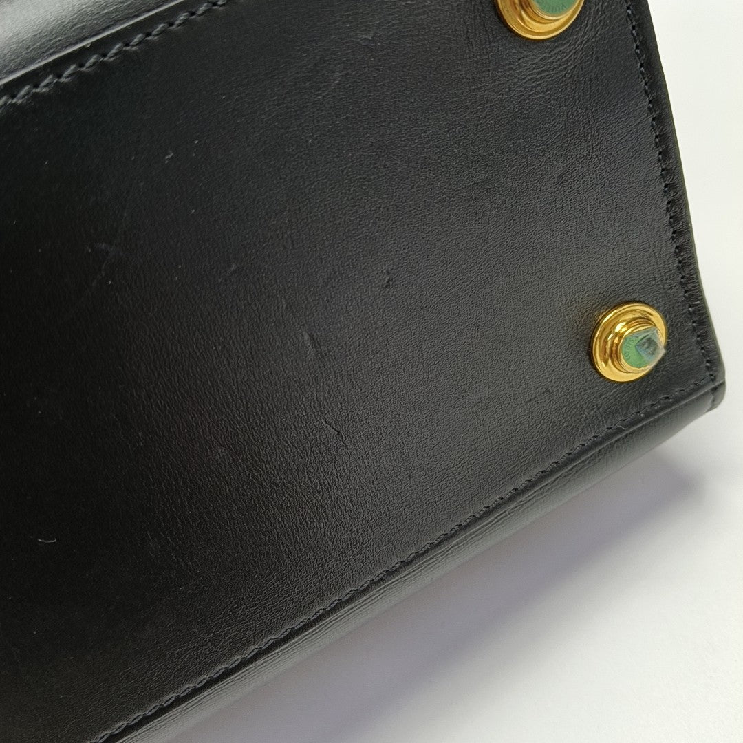 CITY STEAMER PM Calfskin Black