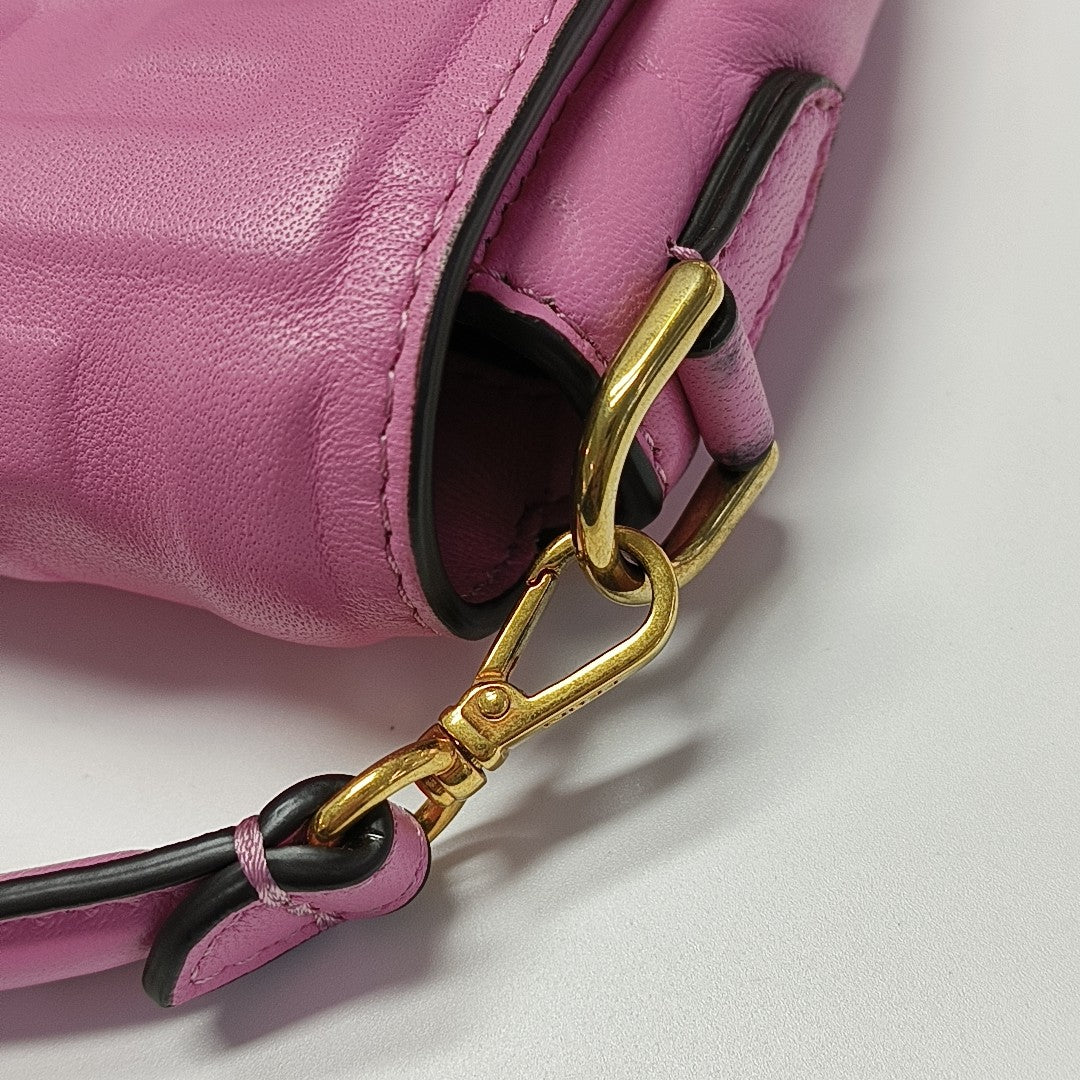 Baguette Mini Lambskin Red