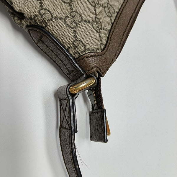 Ophidia Small Monogram Coated Canvas Beige