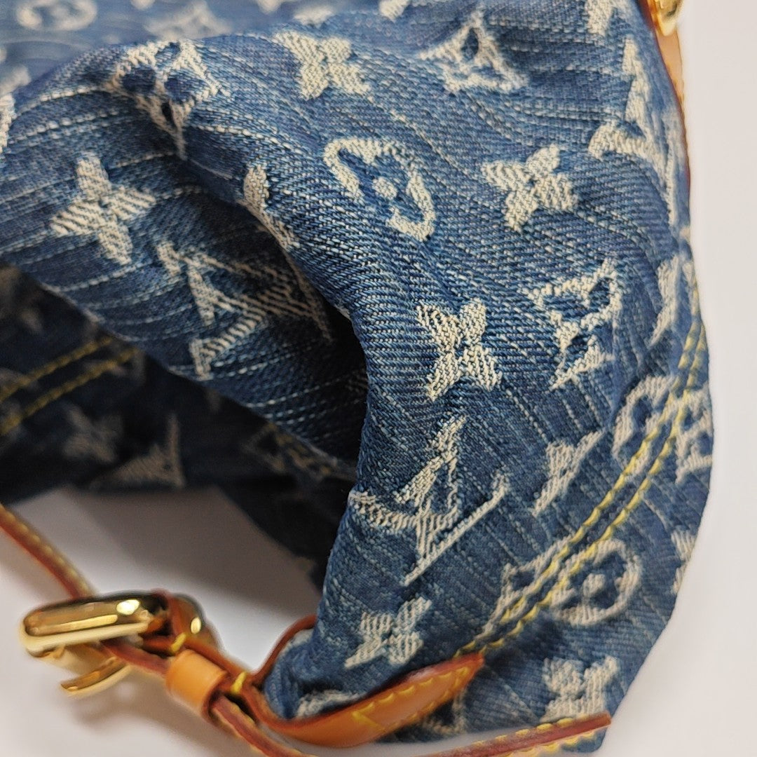 NEO CABBY GM Monogram Denim Blue