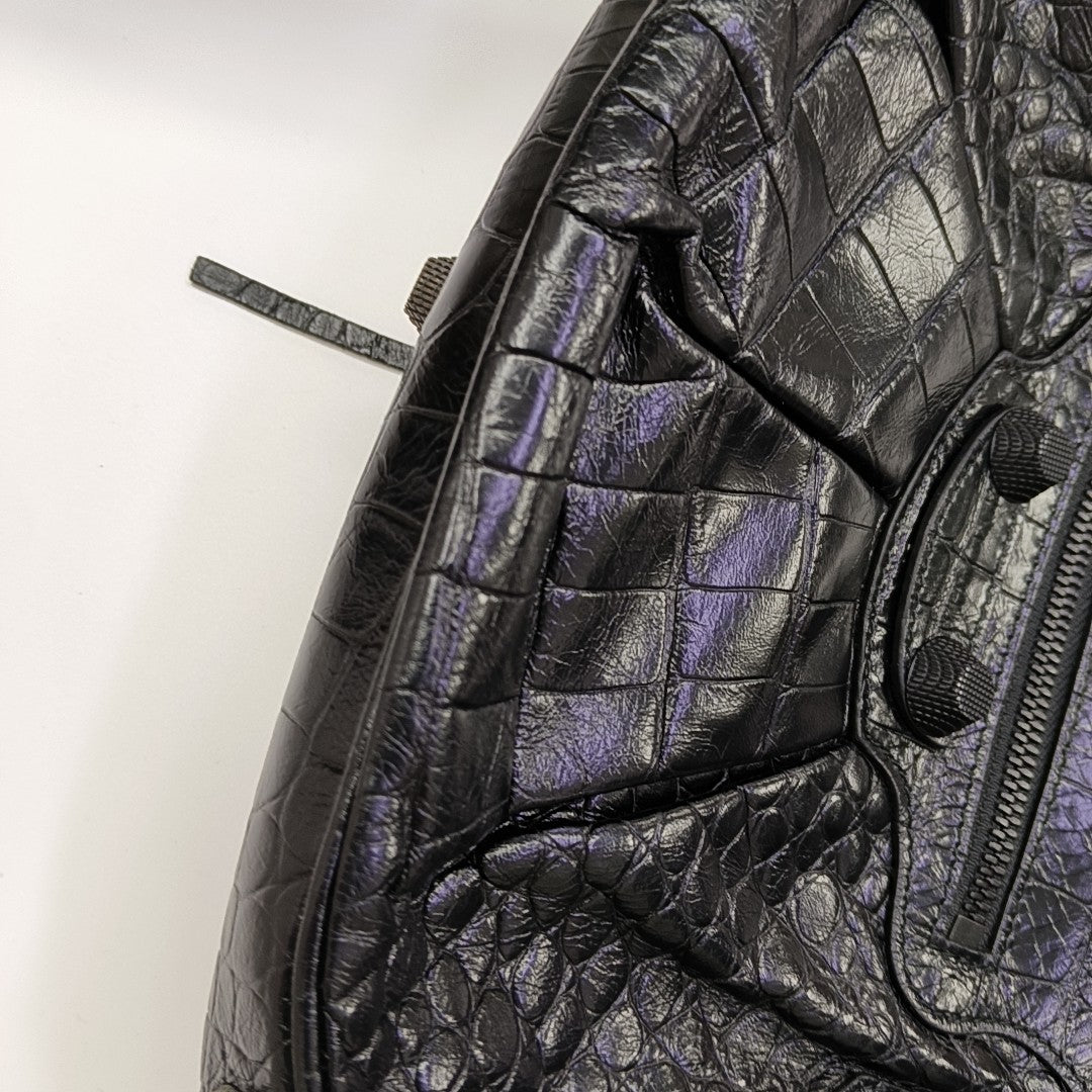 Le Cagole Mini Calfskin Black