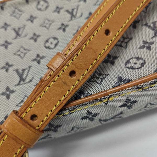 JULIETTE Mini Monogram Denim Gray