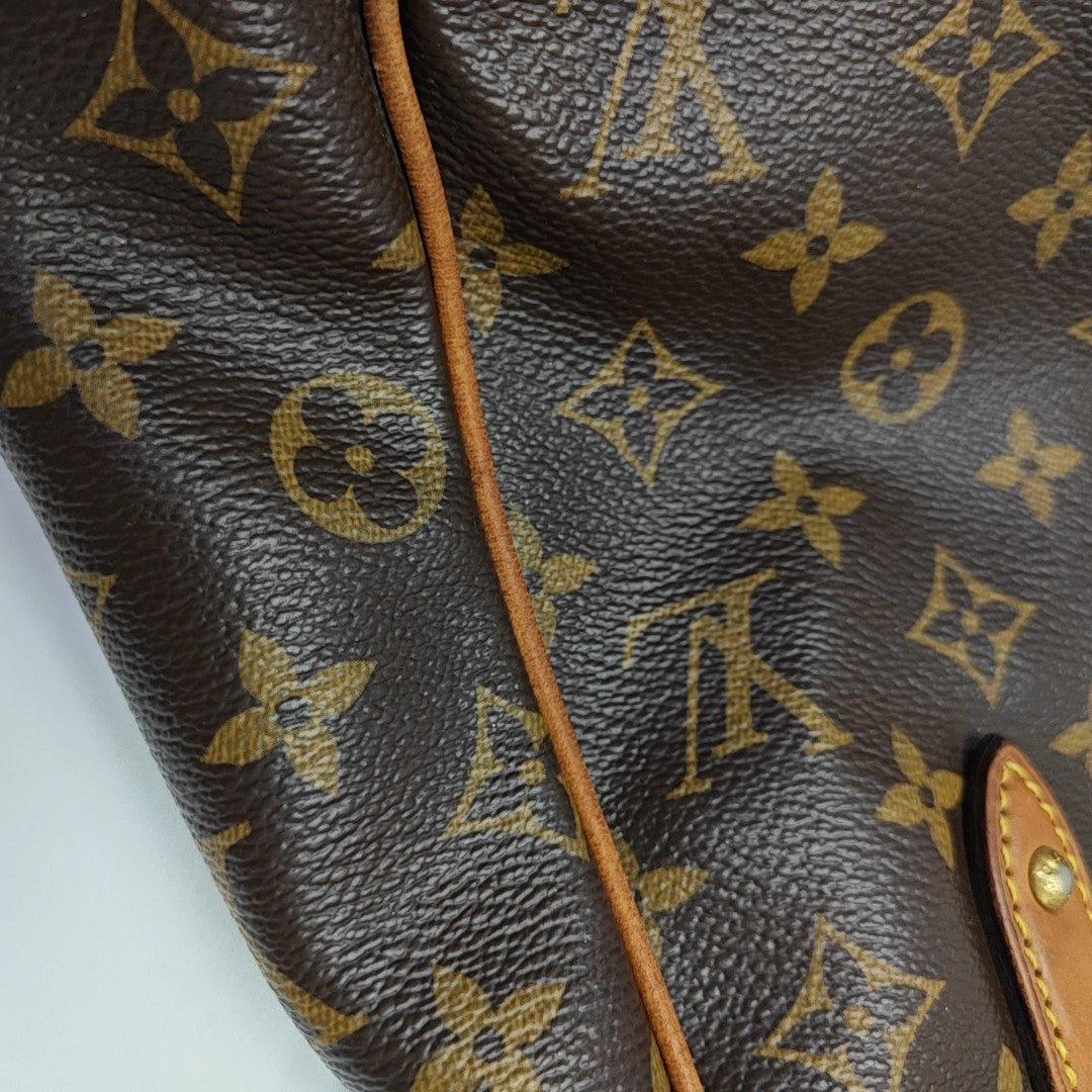 ESTRELA MM Monogram Coated Canvas Brown