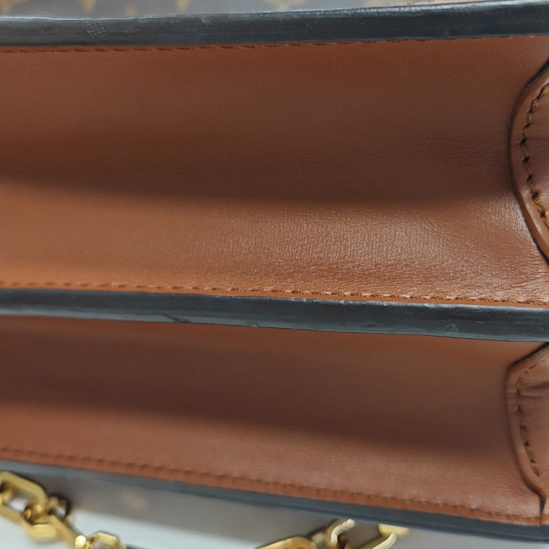 DAUPHINE MM Monogram Coated Canvas Brown
