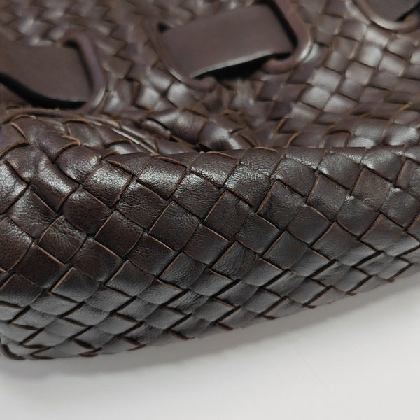 Calfskin Top Handle Bag Brown