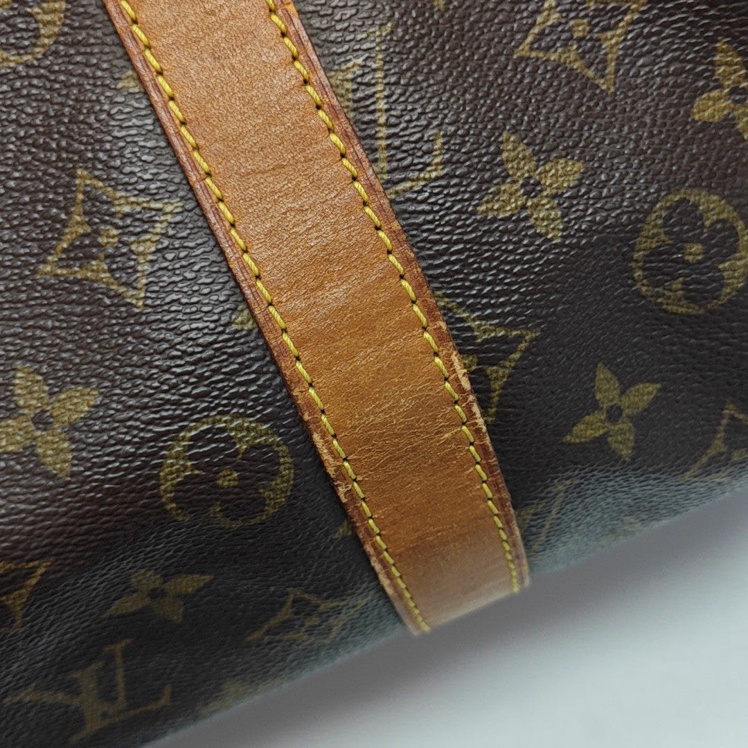 SAC SOUPLE 55 Monogram Coated Canvas Brown