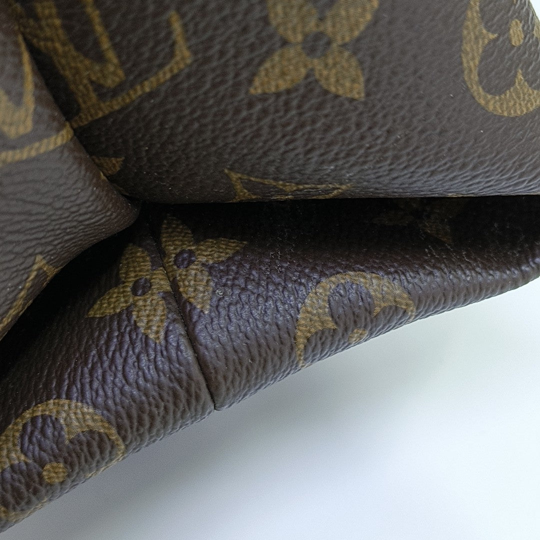 OLYMPE Monogram Coated Canvas Brown