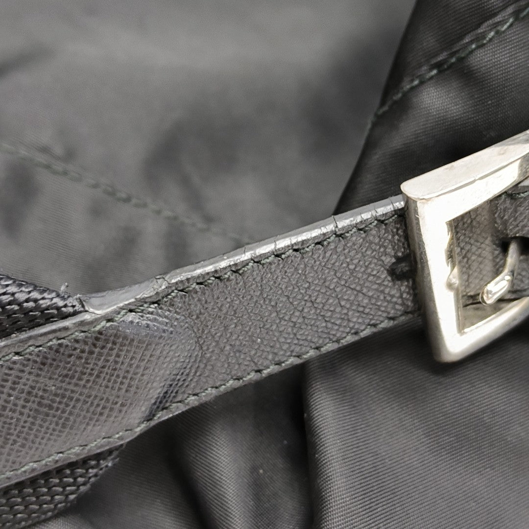 Nylon Backpack Black
