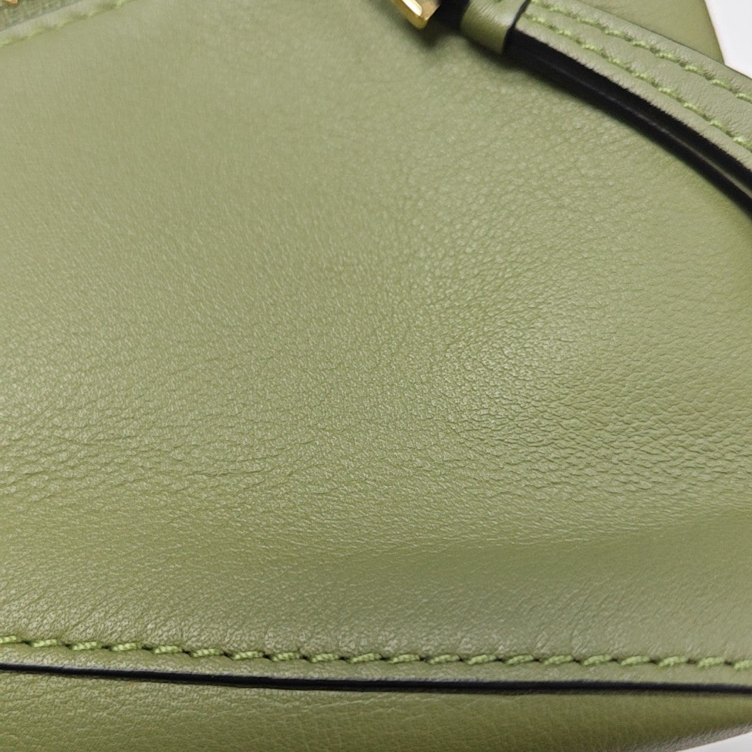 Puzzle Hobo Medium Calfskin Green