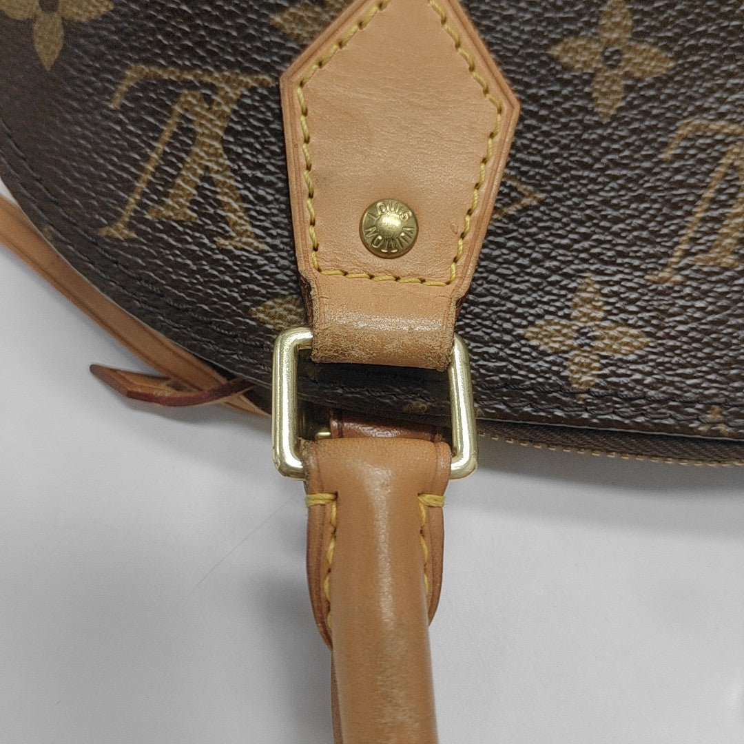 ALMA BB Monogram Coated Canvas Brown