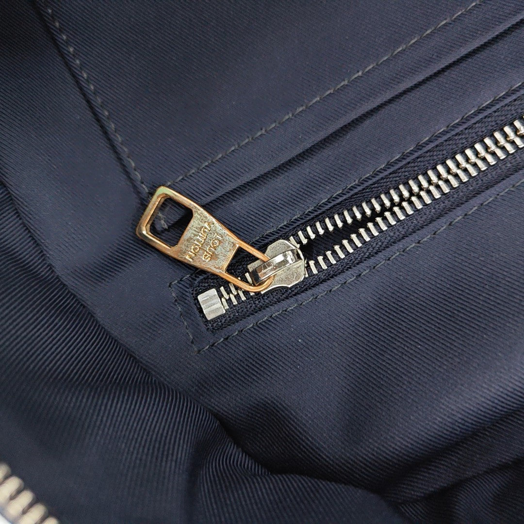 Damier Coated Canvas Backpack Blue