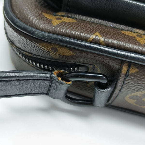 CHRISTOPHER Monogram Coated Canvas Brown