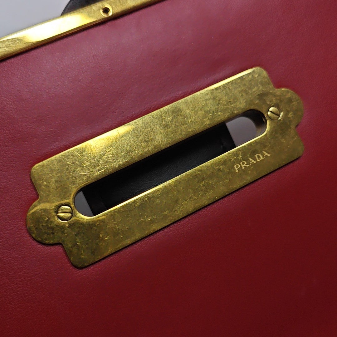 Cahier Saffiano Calfskin Red