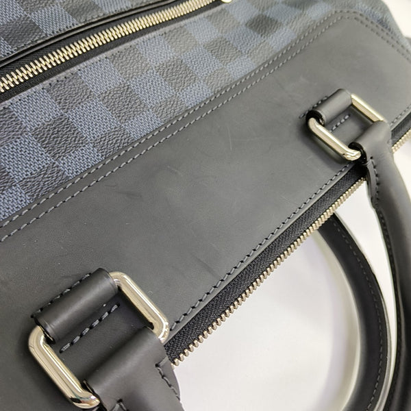 GREENWICH Damier Coated Canvas Blue