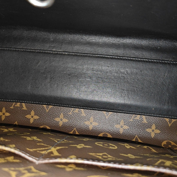 CITY STEAMER MM Monogram Coated Canvas Brown
