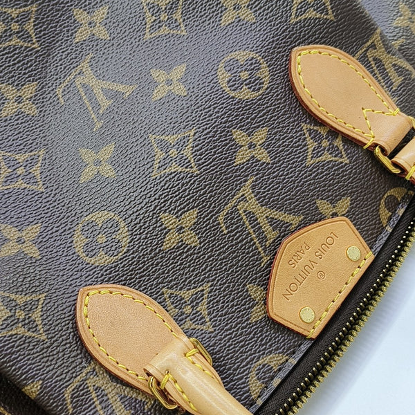 TURENNE Monogram Coated Canvas Brown