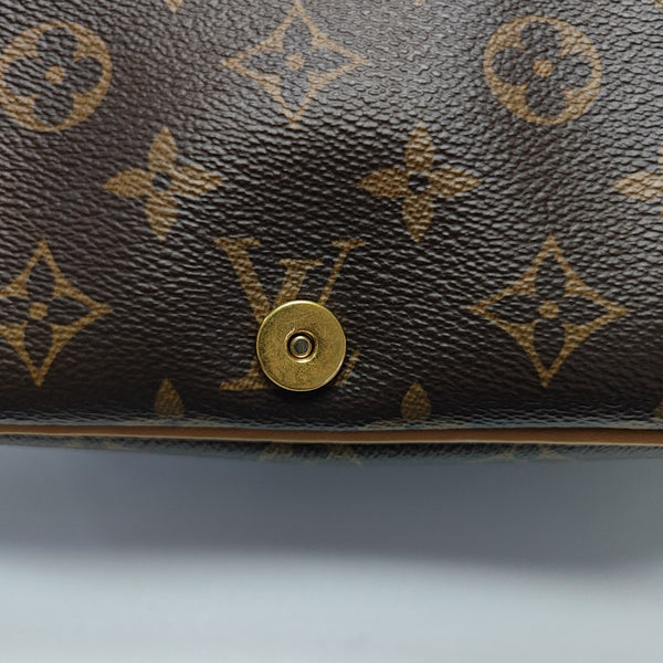 DIANE Monogram Coated Canvas Brown