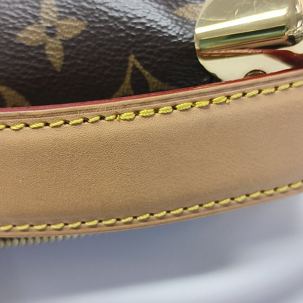 SIDE TRUNK MM Monogram Coated Canvas Brown