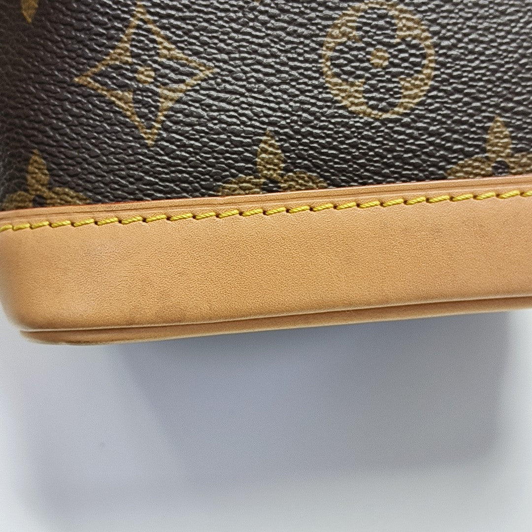 NOÉ Nano Monogram Coated Canvas Brown
