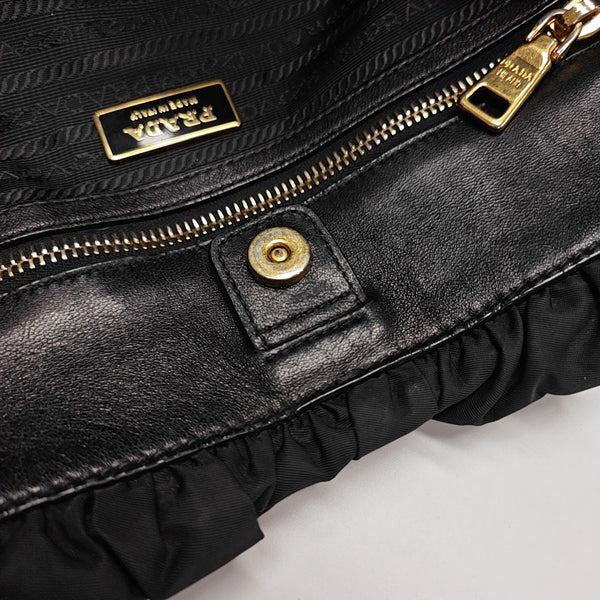 Quilted Nylon Black
