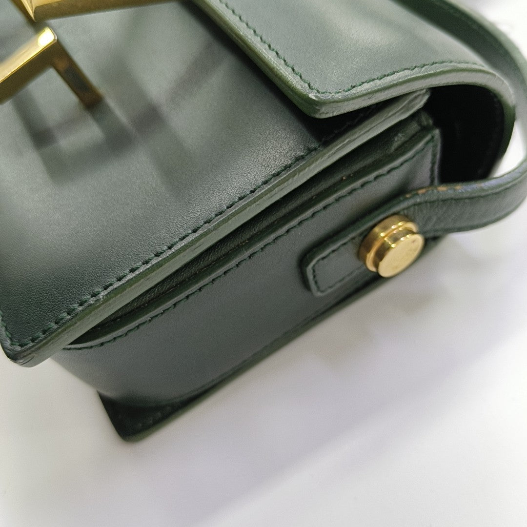 Calfskin Shoulder Bag Green