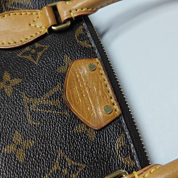 TURENNE Monogram Coated Canvas Brown