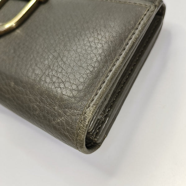 Calfskin Wallet Gray
