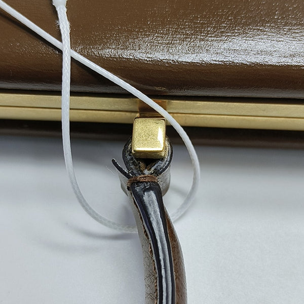 CLASP Medium Calfskin Brown