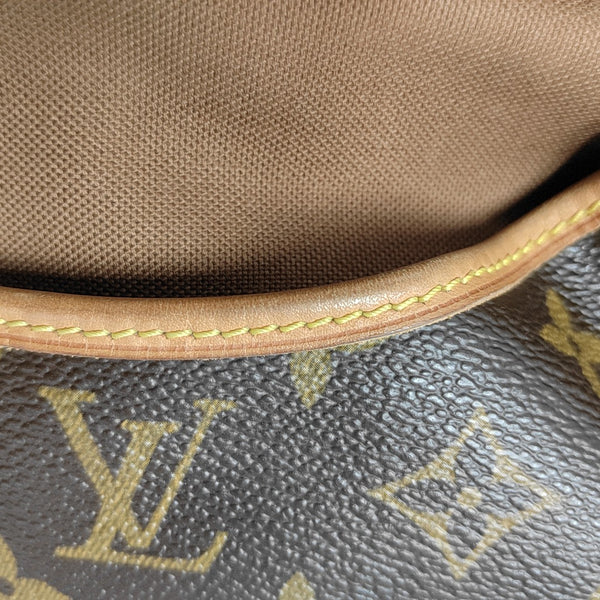 SAUMUR 30 Monogram Coated Canvas Brown