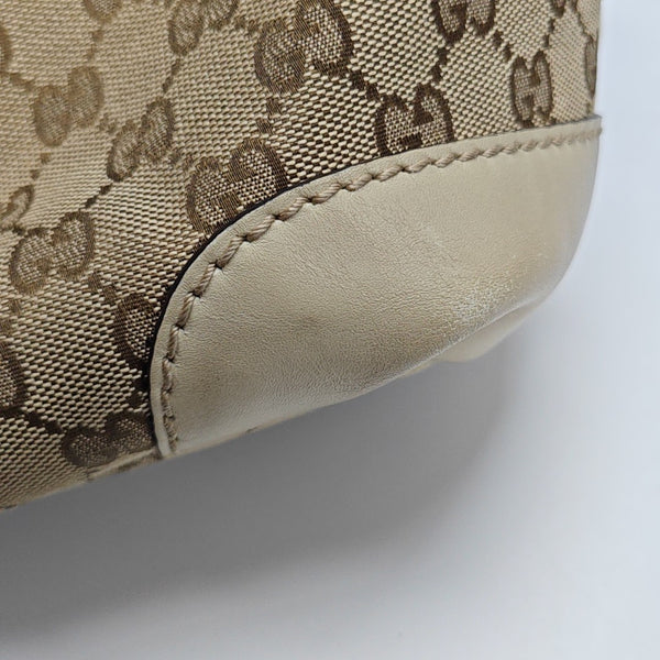 Sukey Monogram Canvas Beige
