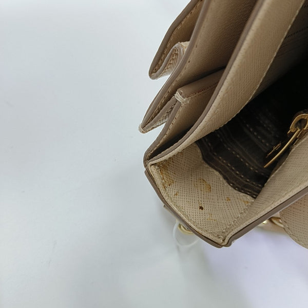Calfskin Shoulder Bag Beige